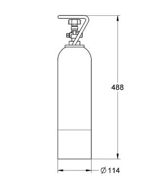 GROHE Blue® butla z gazem 2 kg - 40423000