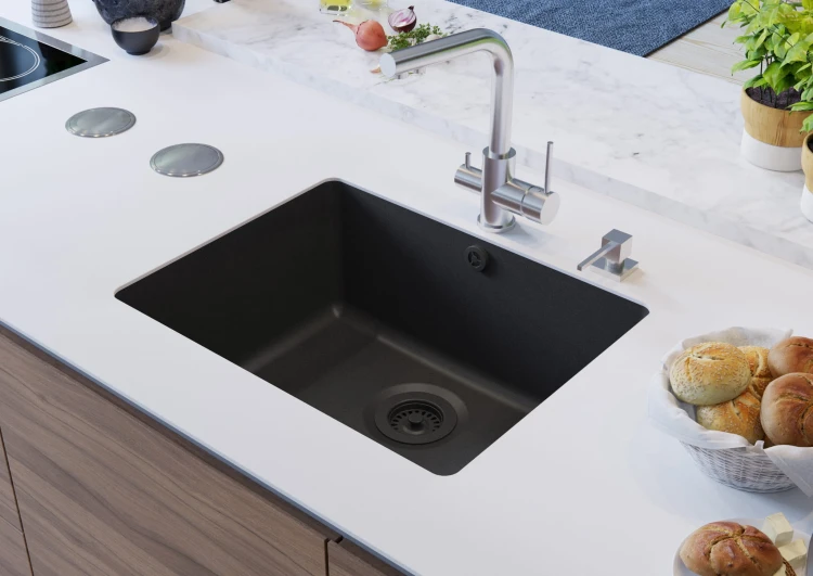 Bianco Hansloren zlewozmywak konglomeratowy podwieszany