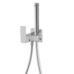 Cuadro-Tres bateria podtynkowa do bidetu lub wc do montażu w karton gipsie chrom - 006.123.02