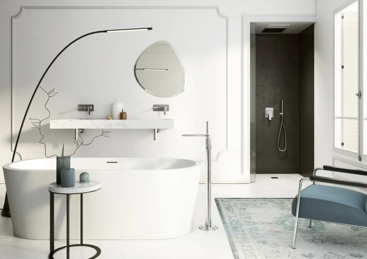 Experience bateria wannowa wolnostojąca czarny mat - QF1165EB