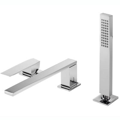 Slim-Tres Bateria wannowa trzyotworowa wylewka 220mm chrom - 20216101