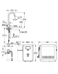 GROHE Blue® Mono Chilled and Sparkling bateria kuchenna supersteel - 31302DC2