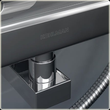 Foxal Kohlman zestaw prysznicowy chrom - QW276F