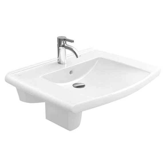 Lifetime V&B umywalka podwieszana 700x535 z otworem white alpin - 5174 70 01