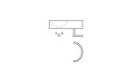 Fuengirola Bathco reling do umywalki - 0065BT