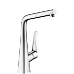 Metris Hansgrohe jednouchwytowa bateria kuchenna z wyciąganą wylewką DN15 chrom - 14821000