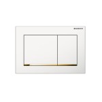 Omega30 Geberit przycisk uruchamiający biały/złocony - 115.080.KK.1