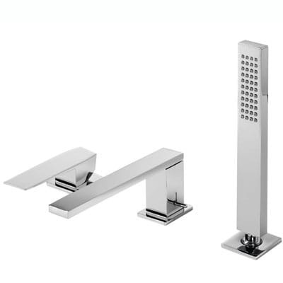 Slim-Tres Bateria wannowa trzyotworowa wylewka 180mm chrom - 20216103