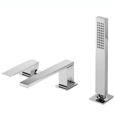 Slim-Tres Bateria wannowa trzyotworowa wylewka 180mm chrom - 20216103