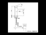 Foxal Kohlman bateria umywalkowa chrom - QB100F