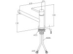 Como V&B bateria zlewozmywakowa podokienna stal szczotkowana - 9257 00 LC