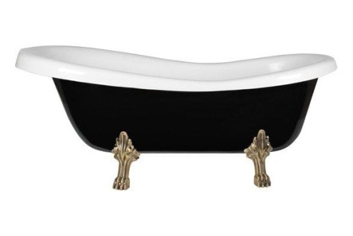 Retro Balexim wanna wolnostojąca 158cm czarna