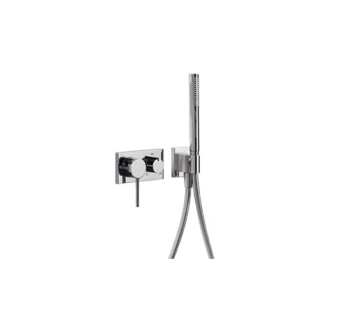 3V Tres bateria podtynkowa trójdrożna z zestawem natryskowym chrom - 210.273.91