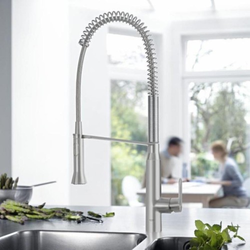 K7 Grohe bateria zlewozmywakowa wysoka sprężyna h:539 mm chrom - 31379 000