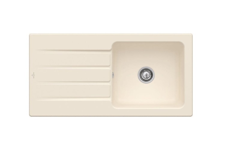 Architectura 60 Classicline V&B zlewozmywak ceramiczny 510x1000 korek manualny ivory (mat) - 336001FU