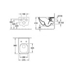 Venticello Villeroy&Boch bidet wiszący white alpin - 44110001