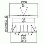 Tres dysza natryskowa boczna chrom – 91.61.515