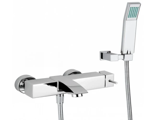 Level Cubo Paffoni bateria wannowo-prysznicowa chrom - LEC023CR