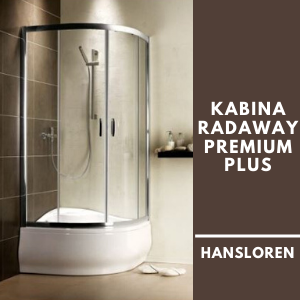 Jak dobrać brodzik do kabiny - Radaway, kabina Premium Plus, półokrągła.