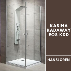 Jak dobrać kabinę do brodzika - Radaway, kabina Eos KDD, prostokątna.