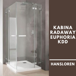 Jak dobrać kabinę do starego brodzika - Radaway, kabina Euphoria KDD, prostokątna.