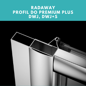 Profil poszerzający Radaway Premium Plus DWJ, DWJ+S