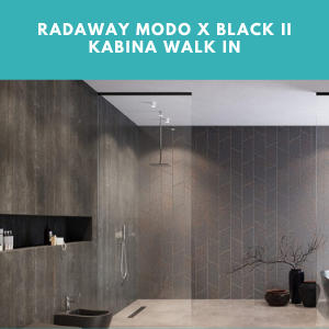 Kabina walk in Radaway Modo X Black