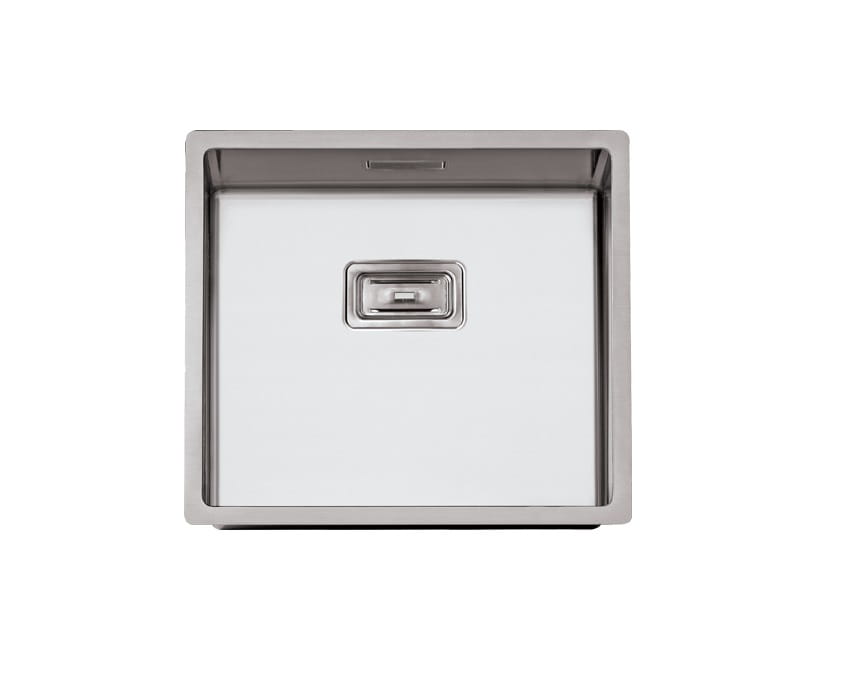 Box Lux 45 Hansloren by Rodi zlewozmywak podblatowy 450x400 korek manulany stal szczotkowana - B4SN-1PMB