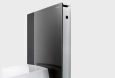 Monolith Geberit Moduł sanitarny do WC stojącego H101 szkło czarne/aluminium - 131.004.SJ.1