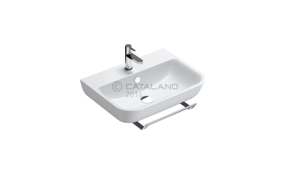 Sfera Catalano umywalka ceramiczna 60x45 cm biała - 160BSF00