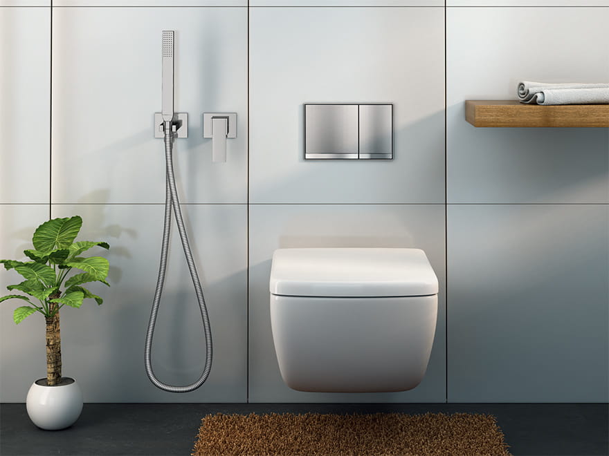 Excelent Kohlman bateria bidetowa ścienna chrom - QW135H