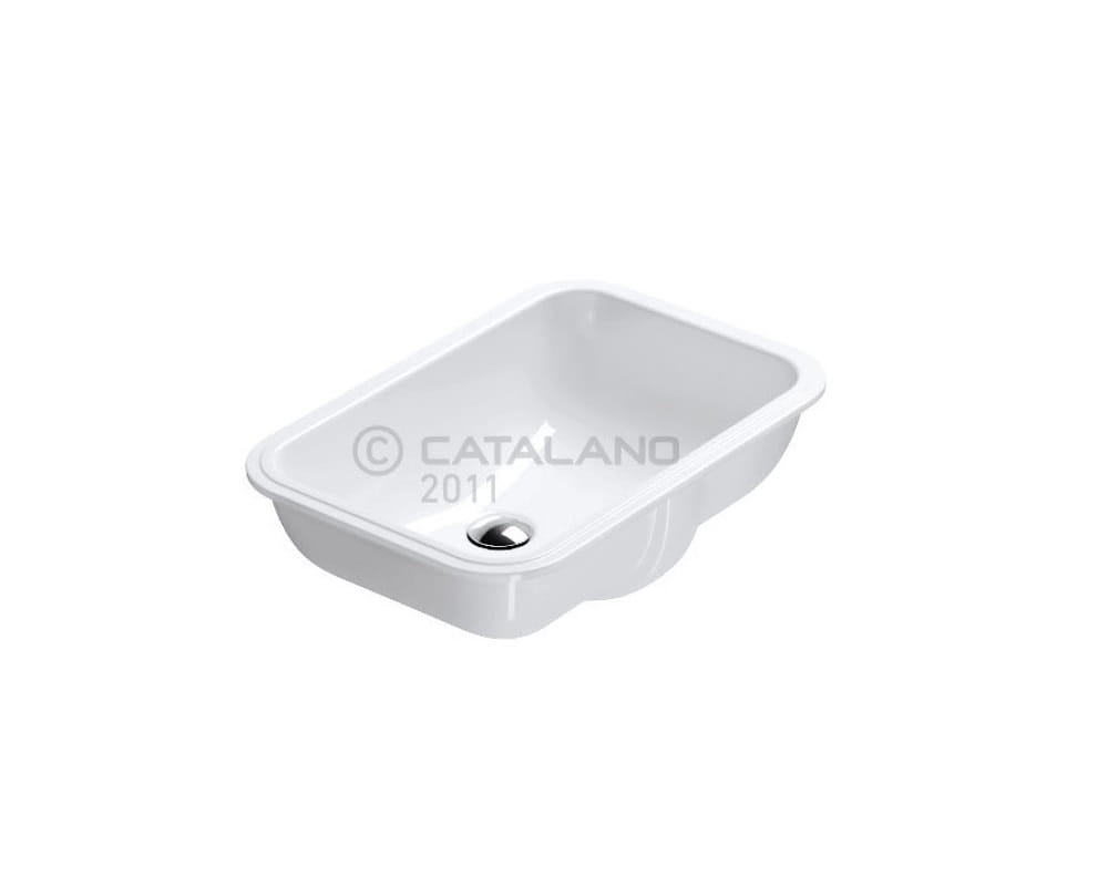 Sottopiano 50 Catalano umywalka podblatowa 55x38 biała - 1S50CN00