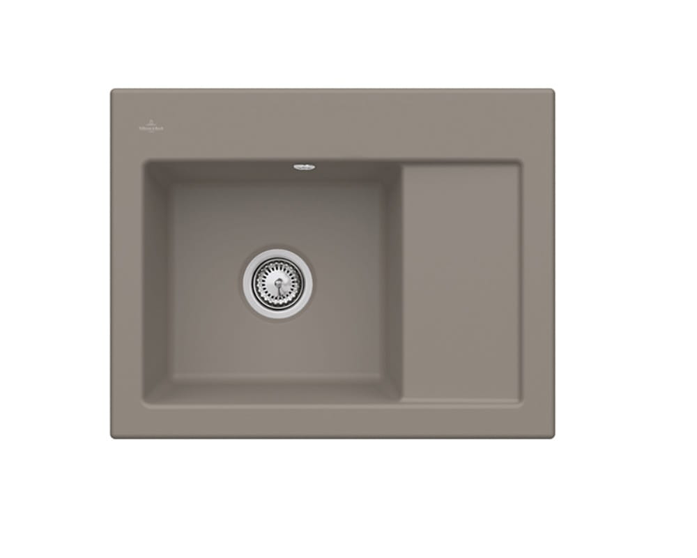Subway 45 Compact Classicline V&B zlew ceramiczny 650x510mm KM lewy timber - 331201TR