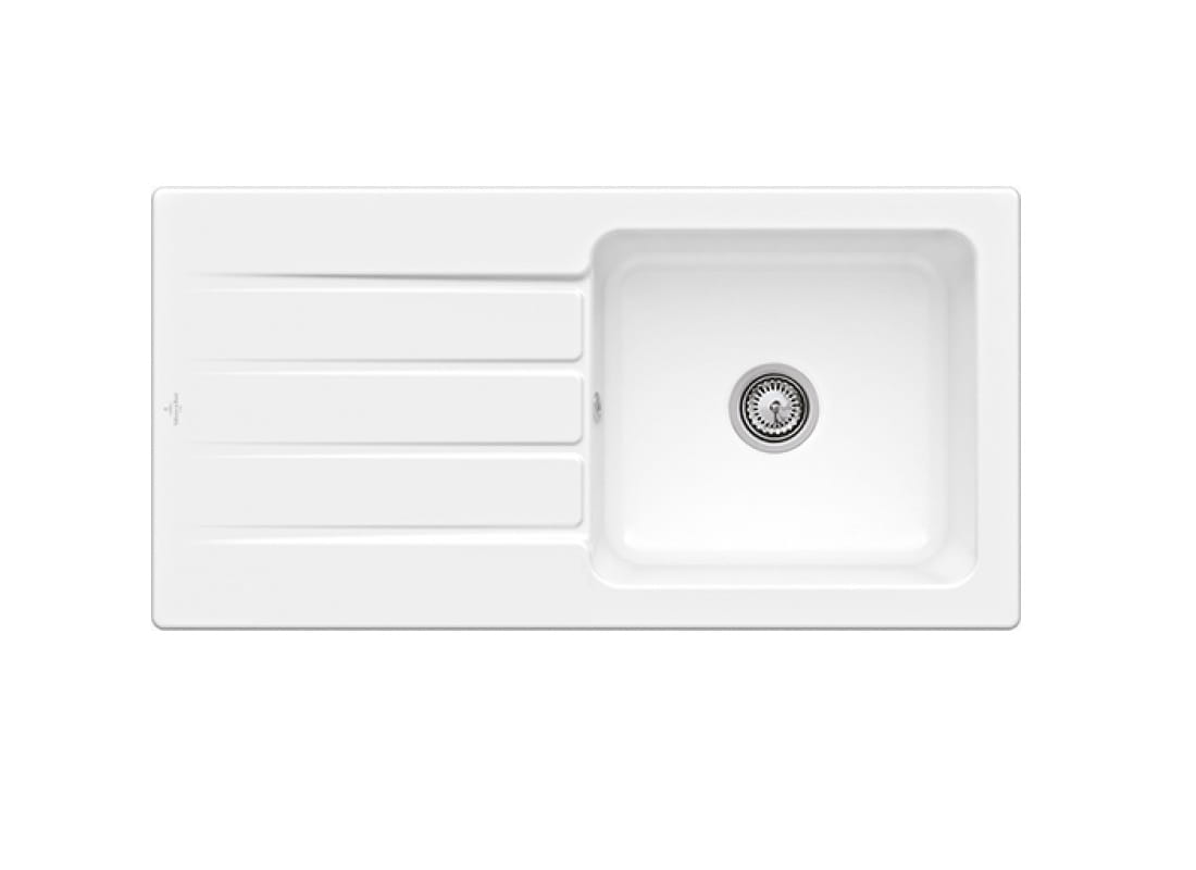 Architectura 60 Classicline V&B zlew ceramiczny 510x1000 KM stone white (mat)- 3360 01 RW