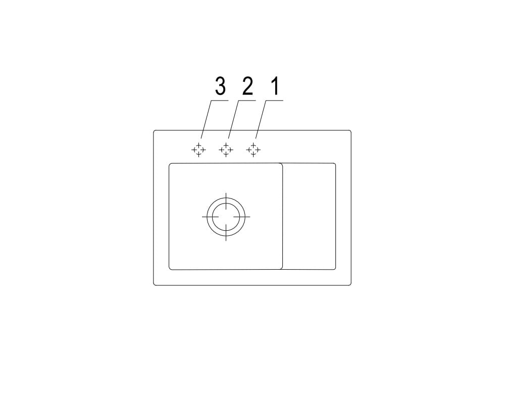 Subway 45 Compact Classicline V&B_331201_otwory