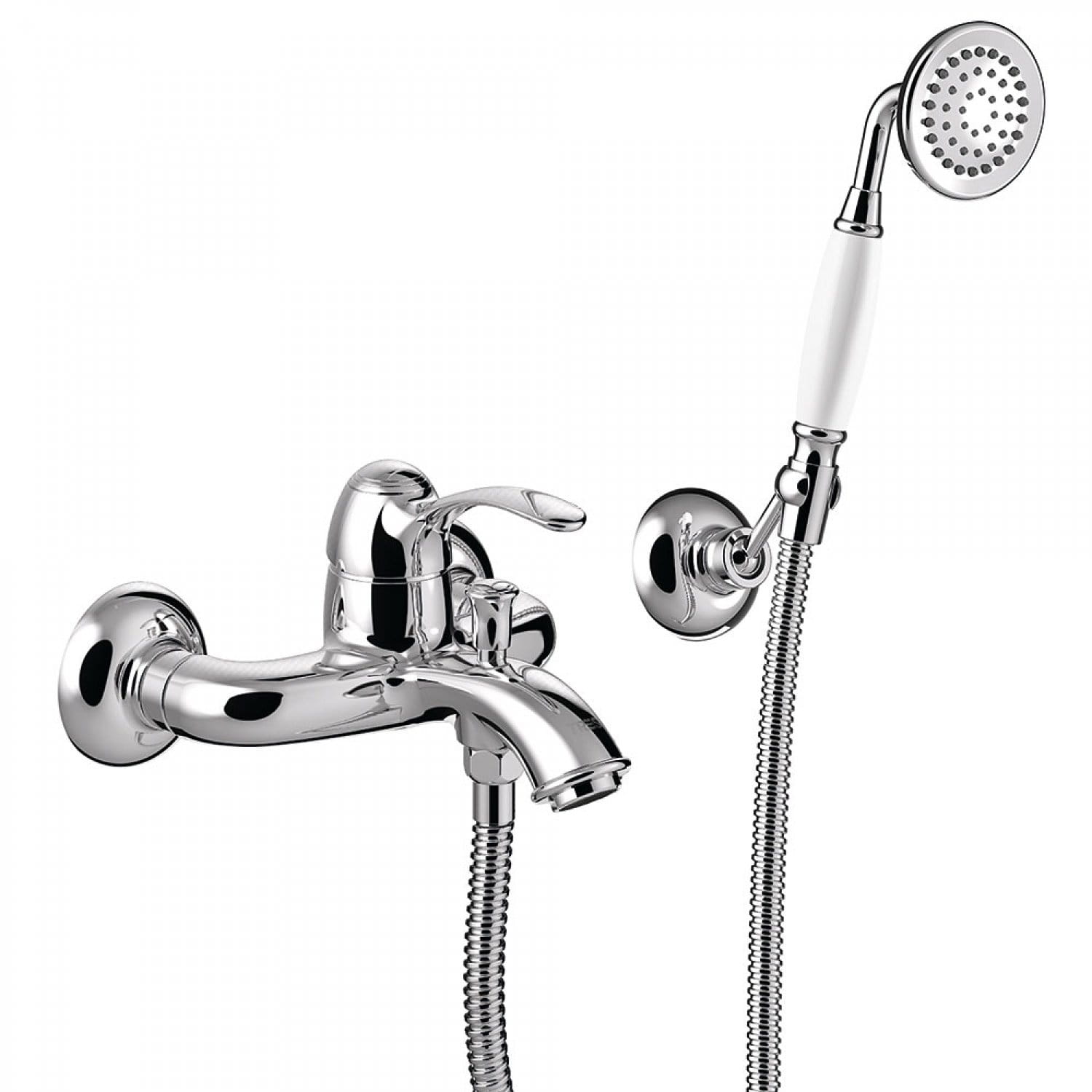 Clasic-Tres bateria wannowo-prysznicowa ścienna chrom - 242.170.01