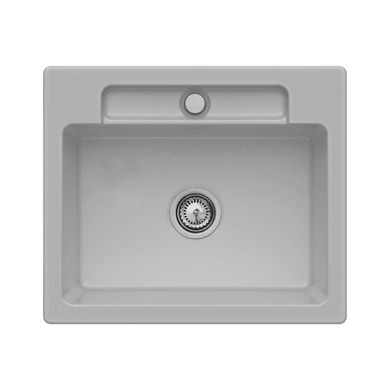 Siluet 60 S V&B TitanCeram zlewozmywak ceramiczny KM 510x600 fossil - 334601KD
