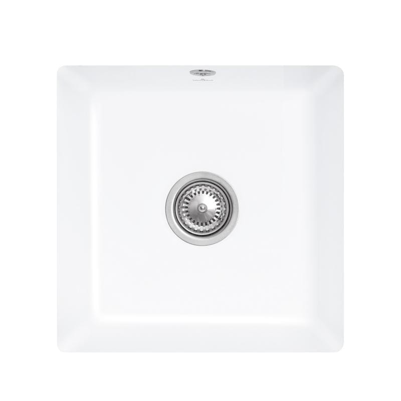 Subway SU 50 Villeroy&Boch zlew ceramiczny snow white (połysk) biały 332501KG