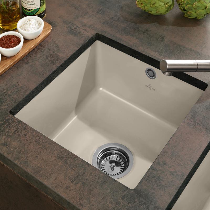 Subway SU 50 Villeroy&Boch zlew ceramiczny ivory 332501FU