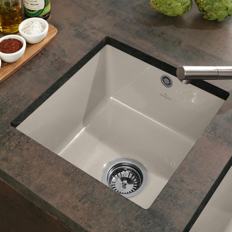 Subway SU 50 Villeroy&Boch zlew ceramiczny crema 332501KR