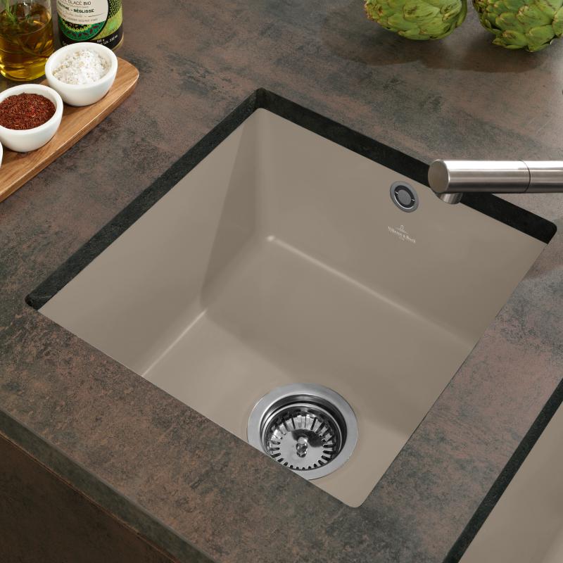 Subway SU 50 Villeroy&Boch zlew ceramiczny almond (mat) 332501AM