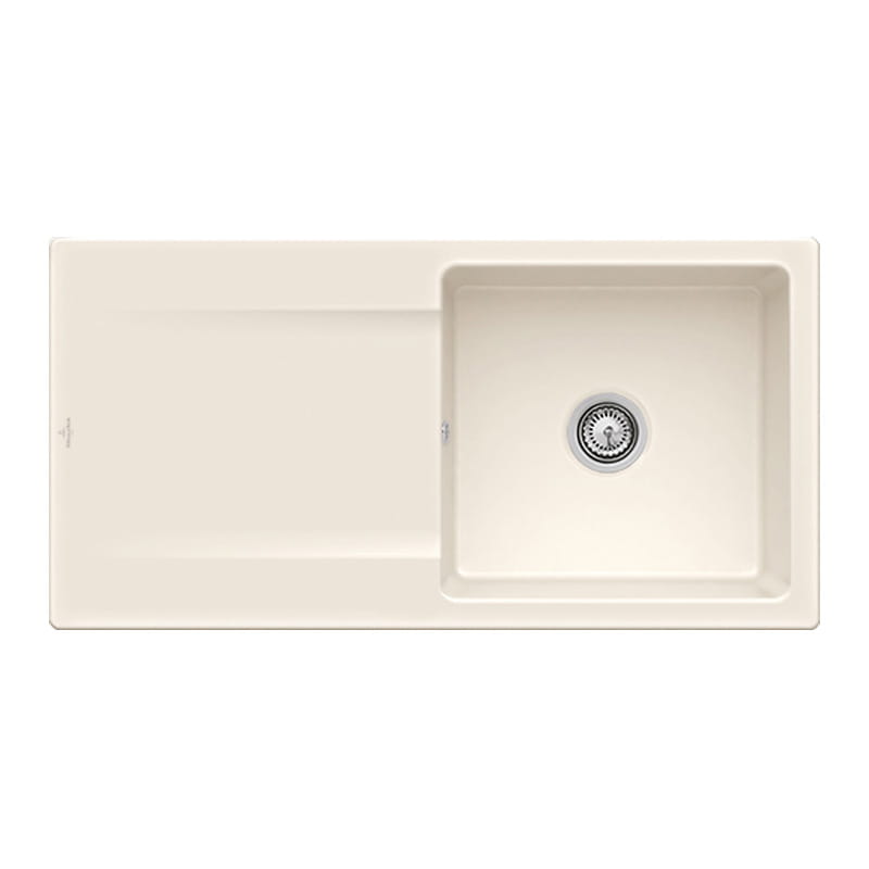 Siluet 60 Villeroy&Boch TitanCeram zlewozmywak ceramiczny cream 333601KR