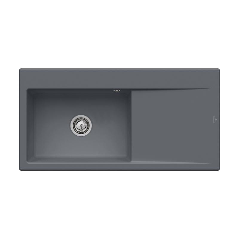 Subway Style 60 Villeroy&Boch zlew ceramiczny 510x1000 KM lewy grafit (mat) 336201I4