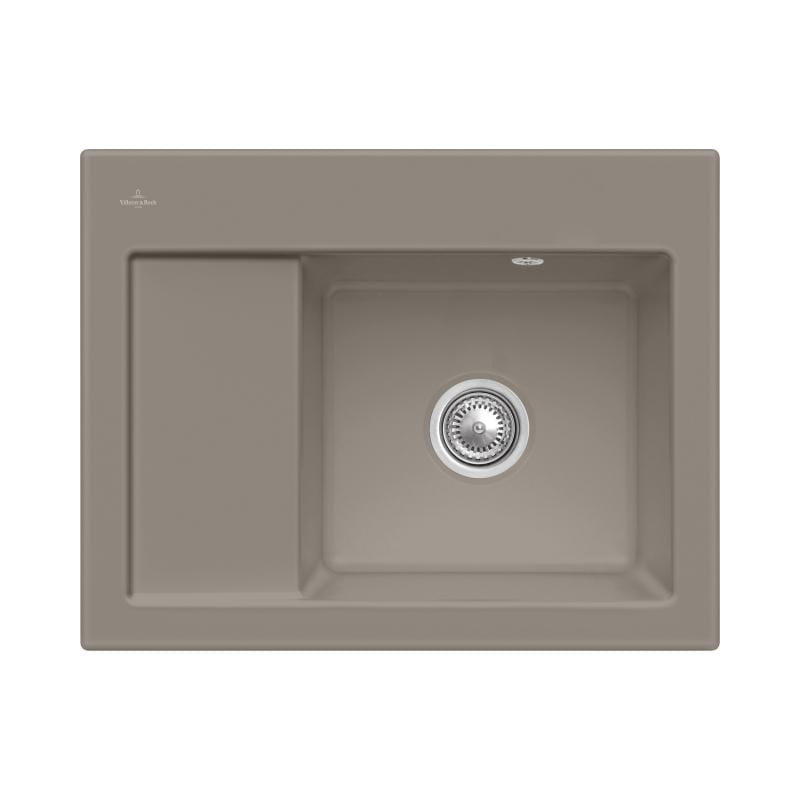 Subway 45 Compact Premiumline Villeroy&Boch zlew ceramiczny 510x650 prawy timber 331301TR