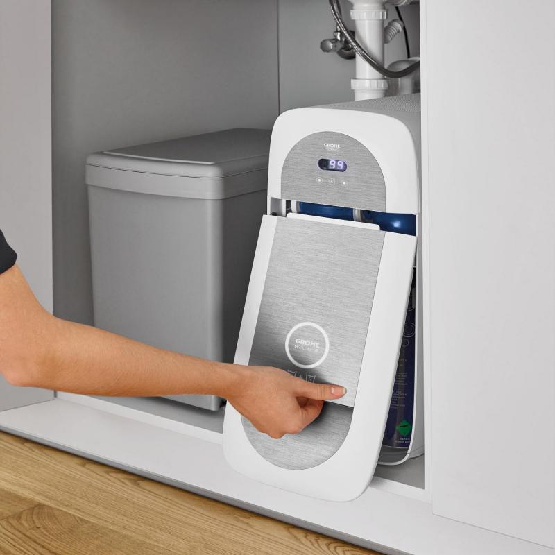 Blue Home Grohe bateria z filtrem z wyciąganą wylewką chrom - 31541 000