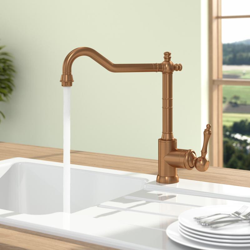 Avia-2.0-Villeroy&amp;Boch-baterie-zlewozmywakowa-retro-bronze-miedziana-92400004-ar