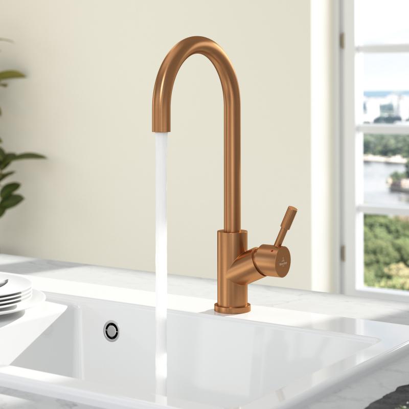 umbrella-villeroy&boch-bateria-zlewozmywakowa-bronze–miedź-92530004