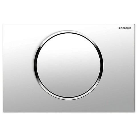Sigma10 Geberit przycisk uruchamiający przedni do spłuczek podtynkowych UP320 - chrom błyszczący / matowy / błyszczący - 115758KH5-119105