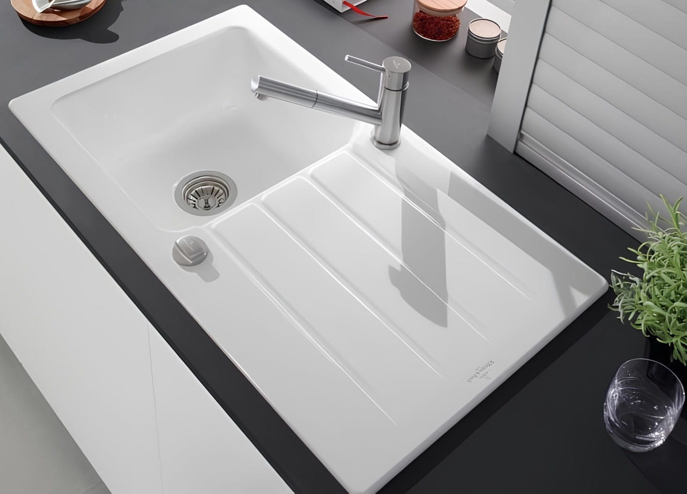 Architectura 50 Classicline Villeroy&Boch zlewozmywak ceramiczny