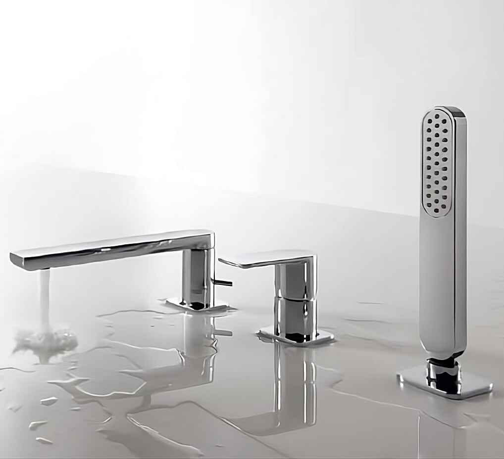 Loft-Tres bateria wannowa 3-otworowa chrom – 200.162.03